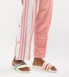 Adidas Pride Adilette Slider Sandals In White - White