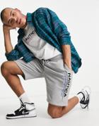 Nautica Competition Dodger Sweat Shorts In Gray-grey