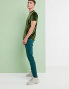 Asos Design Skinny Jeans In Sea Green - Green