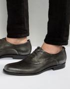 Hugo By Hugo Boss Sigma Metallic Oxford Shoes - Silver