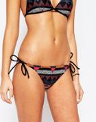 Vero Moda Zig Zag Bikini Bottoms - Multi