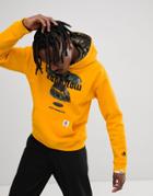 Aape By A Bathing Ape Oversized Hoodie With Large Camo Logo - Yellow