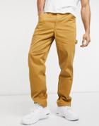Levi's Youth Tapered Fit Carpenter Pants In Medal Bronze Tan-brown