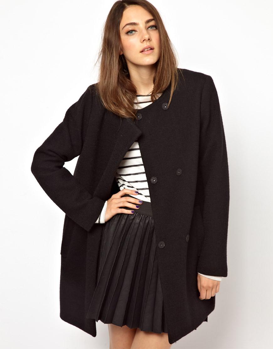 Monki Oversized Boyfriend Coat LookMazing
