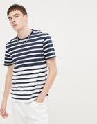 Ben Sherman Breton Stripe T-shirt - Navy