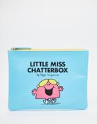 Little Miss Chatterbox Pouch - Blue