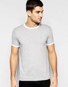 Asos T-shirt With Contrast Ringer