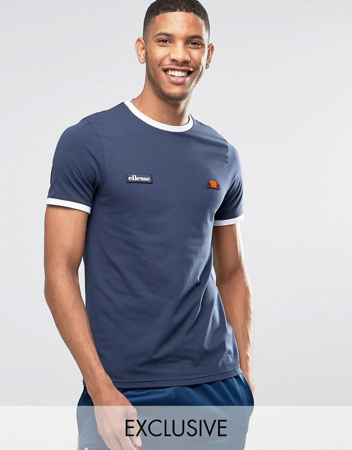 Ellesse Ringer T-shirt - Navy