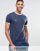 Ellesse Ringer T-shirt - Navy