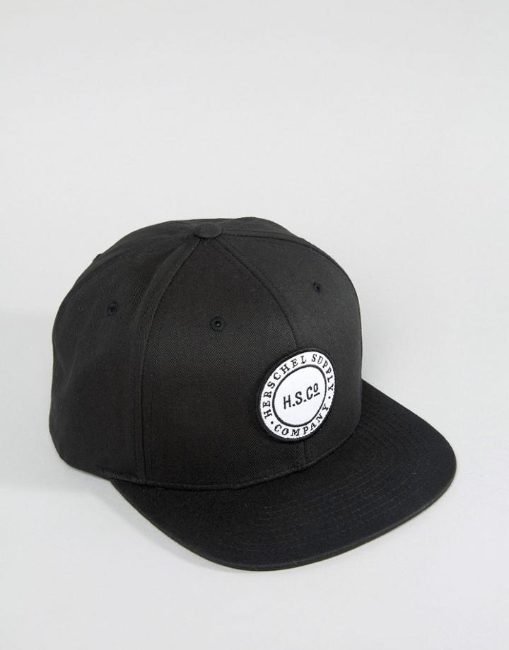 Herschel Supply Co Cam Snapback Cap - Black
