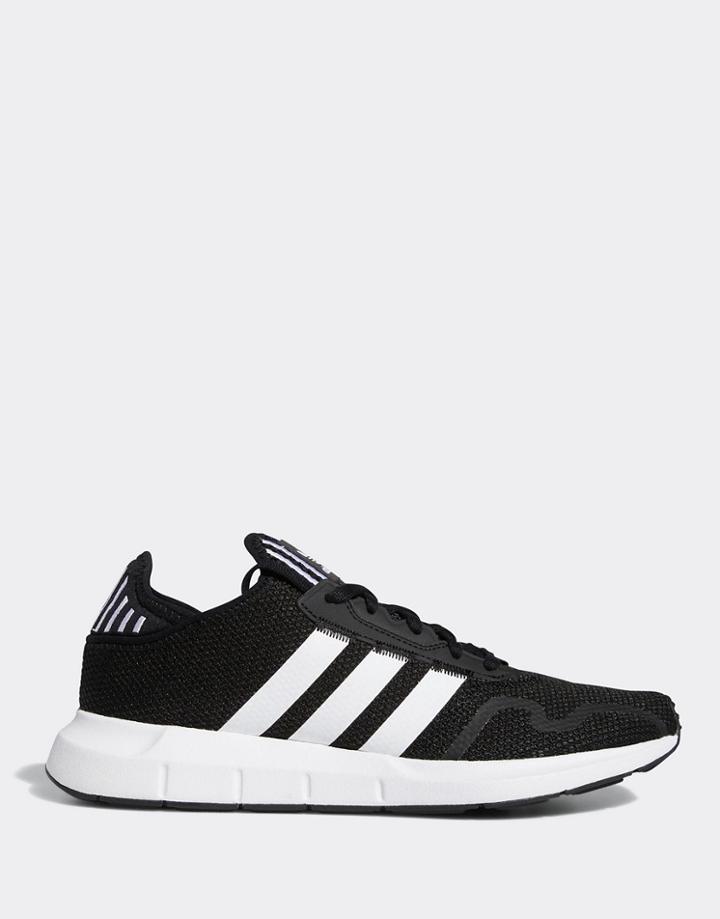 Adidas Originals Swift Run X Sneakers In Black And White