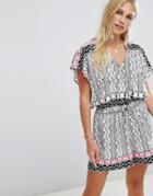 Seafolly Embroidered Print Romper - Multi