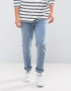 Cheap Monday Audiac Regular Taper Jeans Coin Blue - Blue