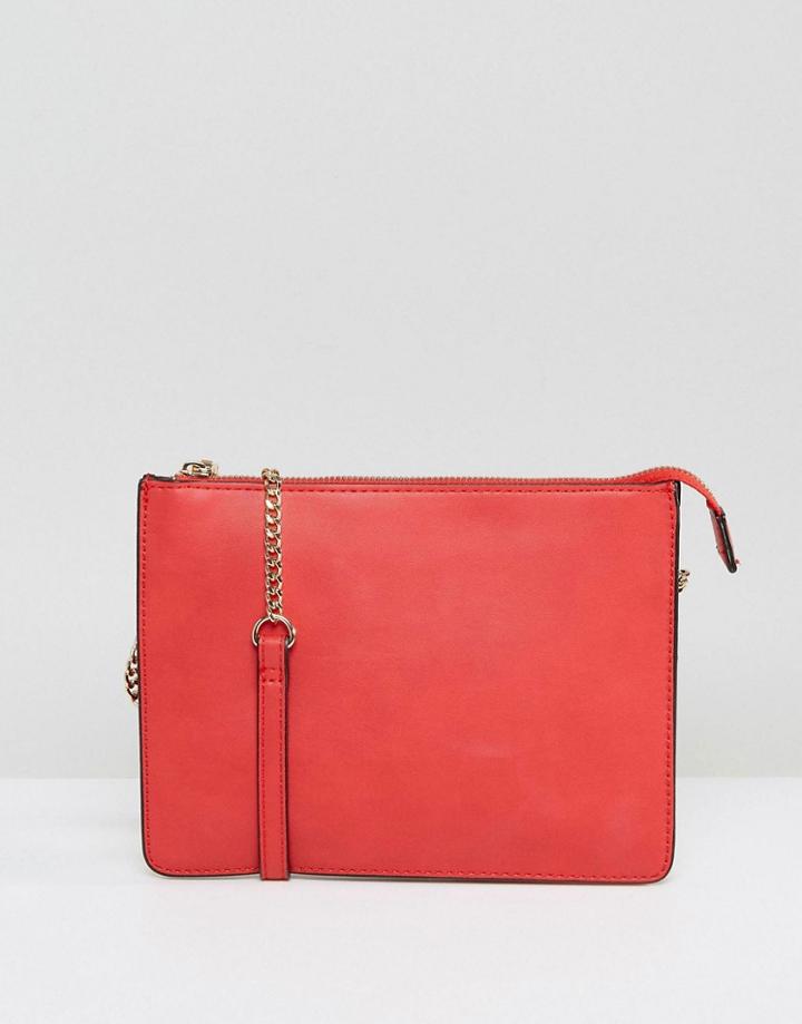 Mango Envelope Cross Body Bag - Red