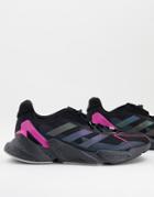 Adidas Training X9000l4 Sneakers With Pink Detail In Black