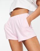 Puma High Waisted Shorts In Pink