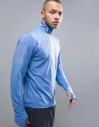 Puma Running Nightcat Powerwarm 1/4 Zip Sweat In Blue 51438002 - Blue