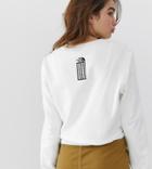 The North Face 92 Rage Cropped Crew Neck Fleece In White