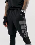Adidas Performance Logo Shorts In Black - Black