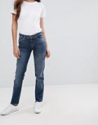 Vero Moda Midwash Straight Jeans 32 - Navy