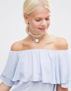Her Curious Nature Summer Shell Choker - Gold
