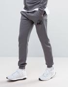 Kings Will Dream Skinny Joggers In Gray With Logo - Gray