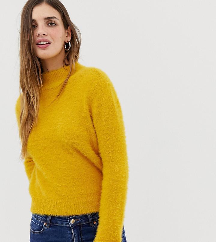 Urban Bliss Fluffy Wrap Back Sweater
