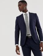 Selected Homme Slim Fit Stretch Suit Jacket In Navy - Navy