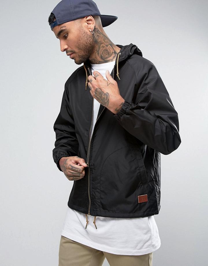 Brixton Windbreaker Jacket - Black