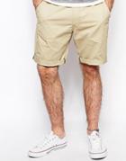 Lee Chino Shorts Straight Fit Twill Wash - Beige