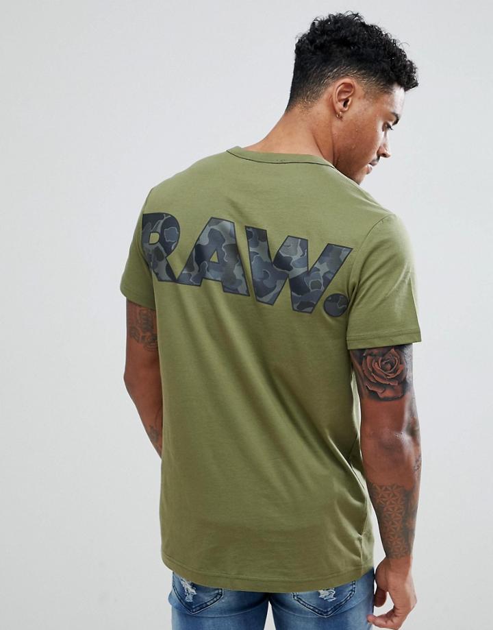 G-star Beraw Back Logo T-shirt - Green