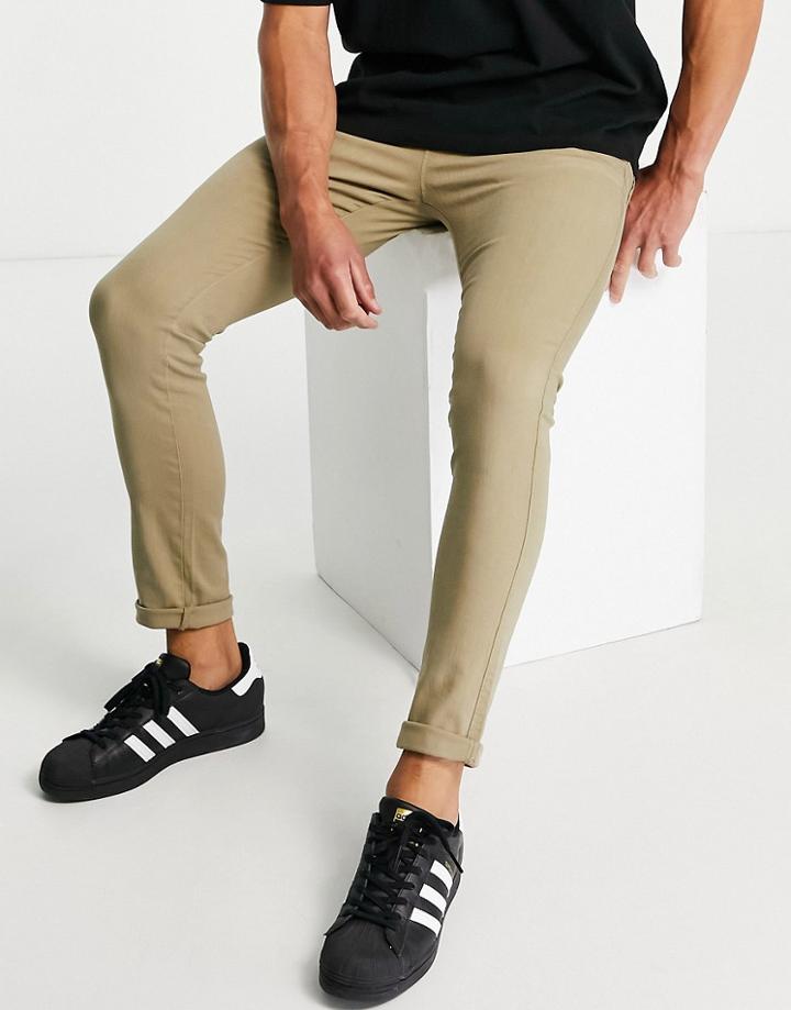 Bolongaro Trevor Super Skinny Fit Chinos-neutral
