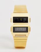 Adidas M3 Archive Bracelet Watch In Gold