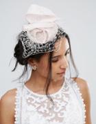Vixen Fascinator Hat - Pink