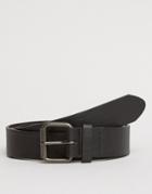 New Perforated Belt In Black - Black