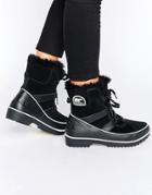 Sorel Tivoli Ii Lace Up Boots - Black