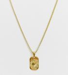 Image Gang Gold Filled Cancer Star Sign Pendant Necklace - Gold