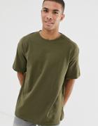 New Look Oversized T-shirt In Khaki - Green