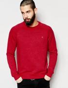 Farah Sweatshirt With Logo Regular Fit - Red