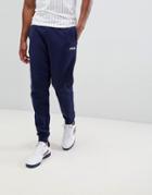 Fila Black Line Marlow Joggers With Logo In Navy - Navy