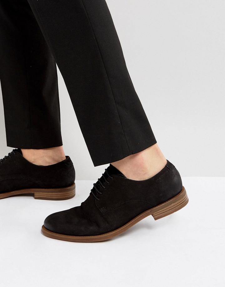Vagabond Salvatore Suede Derby Shoes - Black