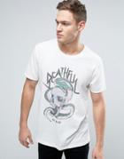 Jack & Jones Core T-shirt With Rock Print - White