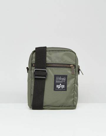 Manhattan Portage X Alpha Industries Flight Bag - Green