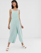 Asos Design Minimal Jumpsuit With Ruched Waist - Multi