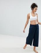 Tommy Hilfiger Wide Leg Pant - Blue