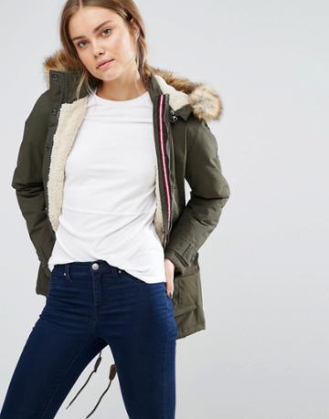 Puffa Laguna Parka - Green