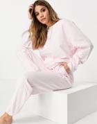Asos Design Mix And Match Lounge Oversized Sweatpants In Pink
