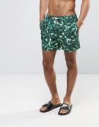Another Influence Geo Print Swim Shorts - Green