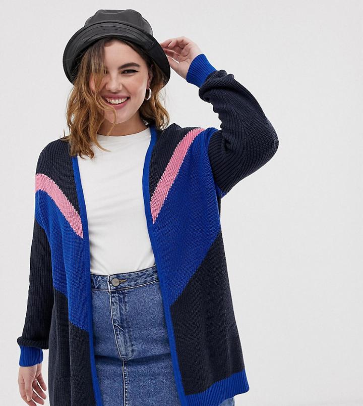 Junarose Paneled Cardigan - Multi