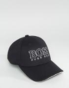 Boss Green By Hugo Boss Logo Baseball Cap In Black - Black